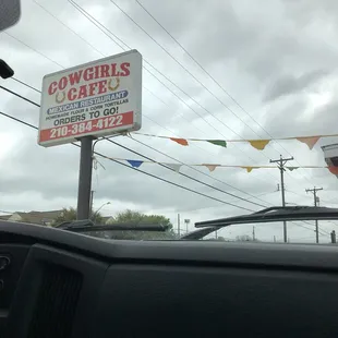 outside