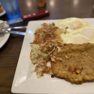Country-fried steak redone without gravy