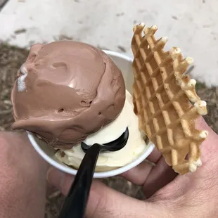 Double scoop!  Affordable and huge!