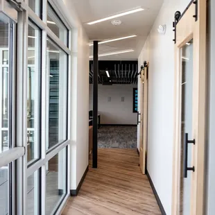 Hallway with Conference Rooms