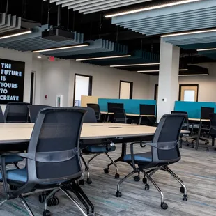 Coworker Open Desks and Dedicated Desks