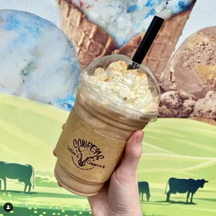 Peanut Butter Mocha Frappe