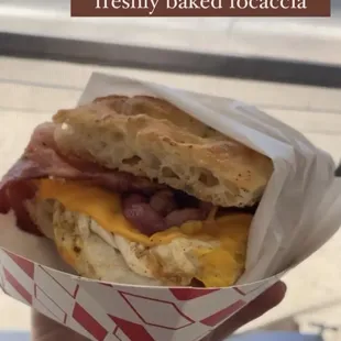 Breakfast Sando with Local Bread
