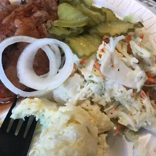 One meat lunch special