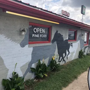 New paint at Cowpokes Cafe