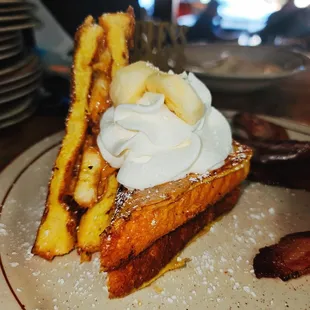 Peanut butter banana French toast