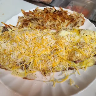 Meat lovers omelet!