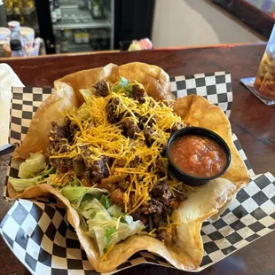 Hubby Delicious taco salad