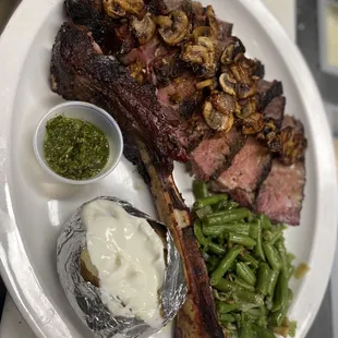 tomahawk with mushroom!