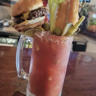 jumbo loaded bloody mary!