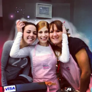 Friendly smiles at Moo Moo's