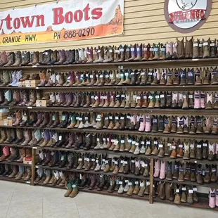 Children boots including infants starting at size 4 to 3! Also carry youth sizes up to youth 7.