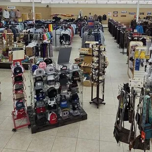 Full line of western wear. Everything from caps, cards, purses, wallets, shirts, jeans, belts and much more.