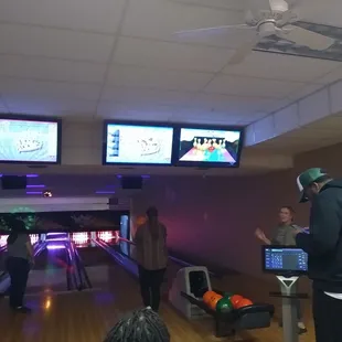 My friend Julie who is a worship leader about to get a strike.