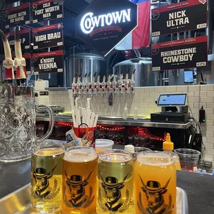 Beers, they have them.