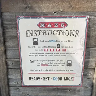 Instructions!
