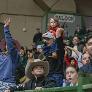 Crowds at Cowtown Coliseum!
