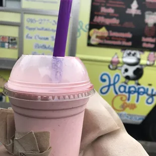 Their strawberry milkshake is the best