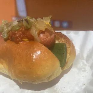 Best Hotdog EVER! Trust me, it is as good as it looks.