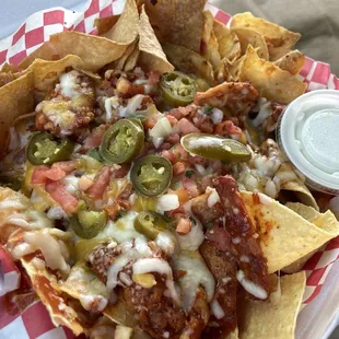 Memphis Nachos with BBQ Chicken