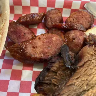 Super Dry and Overcooked Sausage