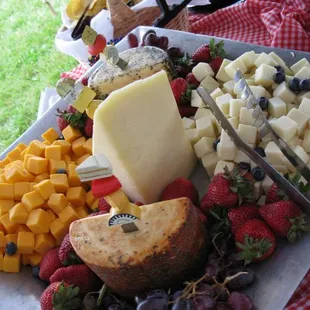 Imported Cheese Display