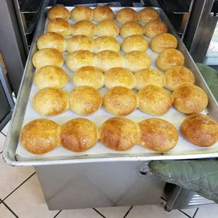 Fresh baked rolls
