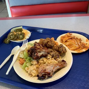 Finger lickin chicken !! Gizzards n Liver