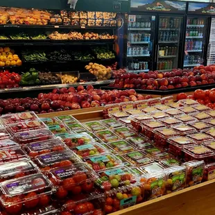 a variety of fruits and vegetables