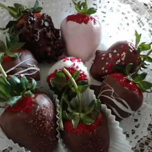Chocolate covered strawberries, oh yeah