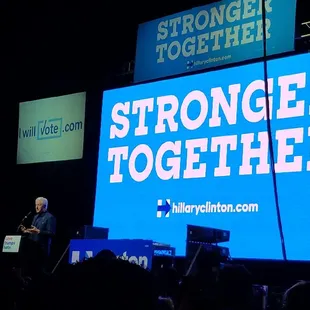 Bill Clinton campaigning for Hillary