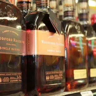 bottles of woodford reserve
