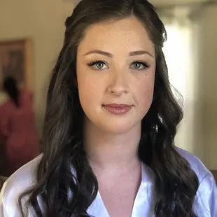 Sweet and natural bridal makeup by Coyote Beauty