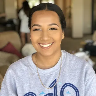 Gorgeous bridesmaid makeup by Coyote Beauty