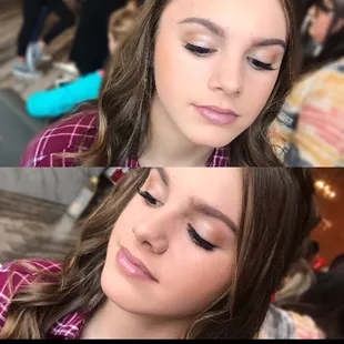 glowy &amp; glossy makeup by Anna