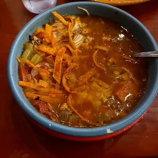 Chicken tortilla soup