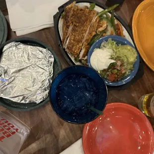 Chicken fajitas