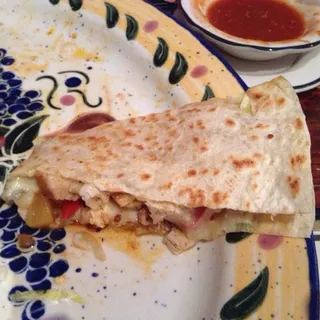 Mitch's Crazy Chicken Pineapple Quesadilla