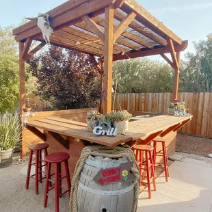 Coyote Creek's Outdoor Barbeque area is a great spot for catering setups &amp; can be utilized in various ways depending on the type of event.
