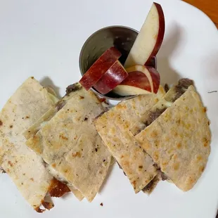 Kids steak quesadilla