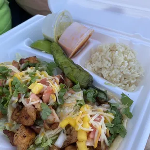 Fish tacos $12.00