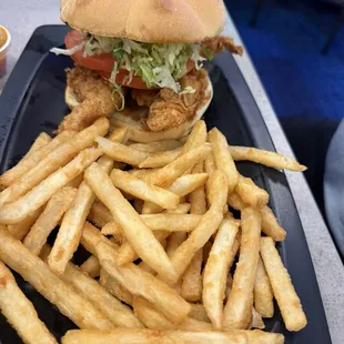 Spicy chicken sandwich