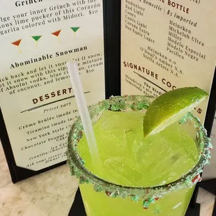This was a special cocktail made during the 2023/24 holiday season.