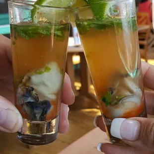 Oyster shooters!!!!