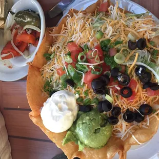 Chicken tostada