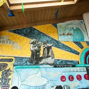 Patio Mural by the famous Terry Diamond