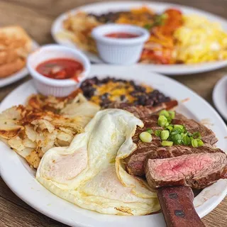 Carne Asada & Eggs