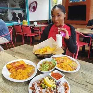 Beef Enchilada Plate