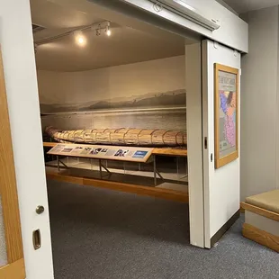 Inside the Visitor Center of Coyote Hills