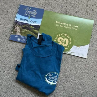 2024 Trails Challenge Guidebook, Calendar and T-Shirt